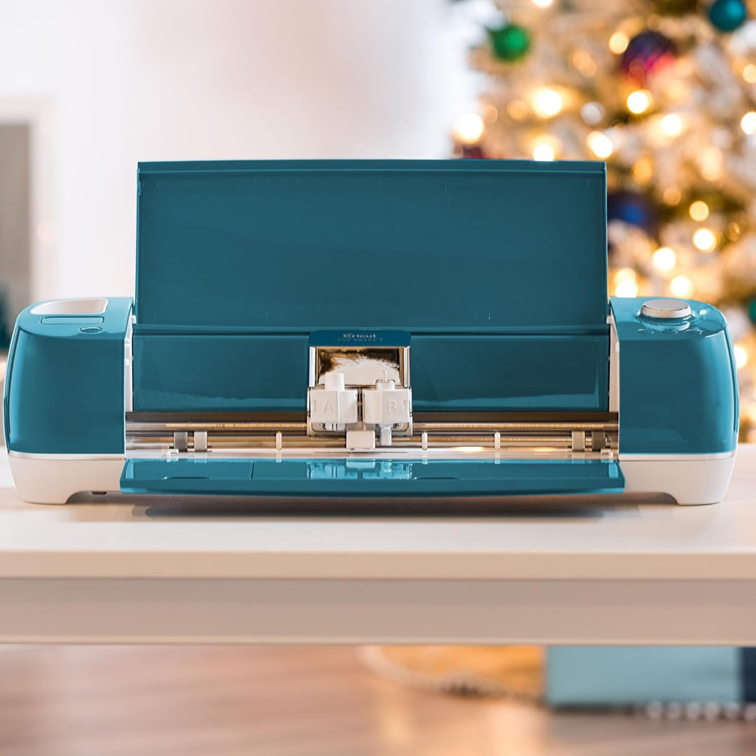 Cricut 2011026 Smart-Schneidemaschine (Pfauenblau), Vinyl, Peacock Blue, Explore Air 2| 2024 Limited