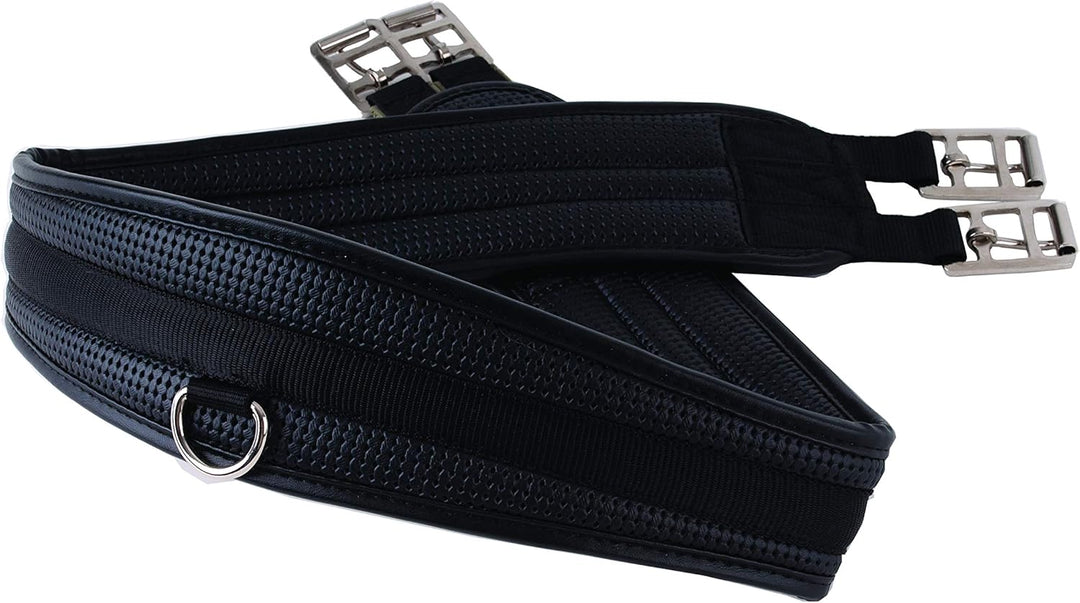 Rhinegold Komfortgurt aus Synthetik 111,8 cm (44 zoll) Schwarz, 111,8 cm (44 zoll) Schwarz