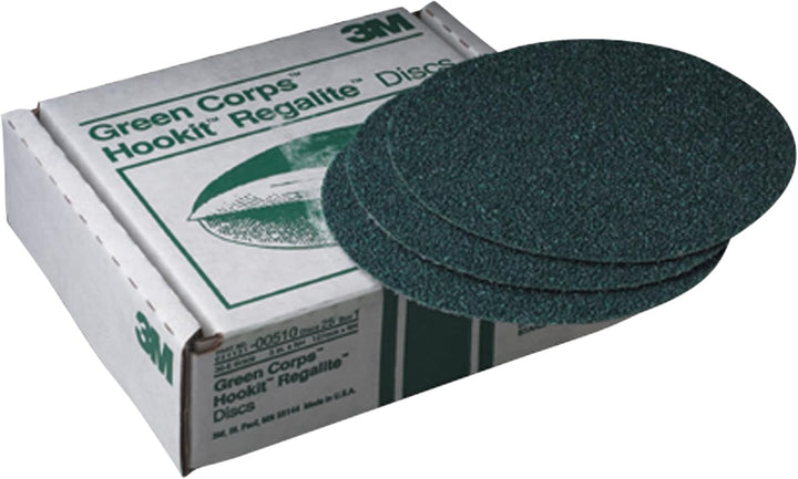 3M Green Corps 00516 Hookit Disc 6 Zoll 36 25 Scheiben pro Karton 6 36, 6 36