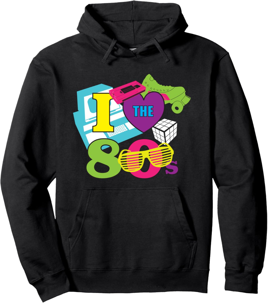 Ich liebe die Achtzigerjahre Pullover Hoodie