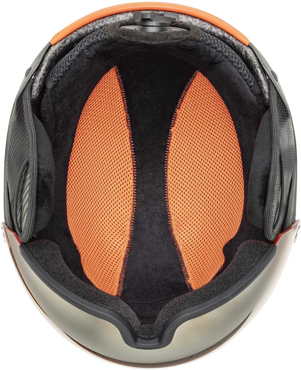 uvex hlmt 500 visor - Skihelm für Damen und Herren - mit Visier - individuelle Grössenanpassung - da