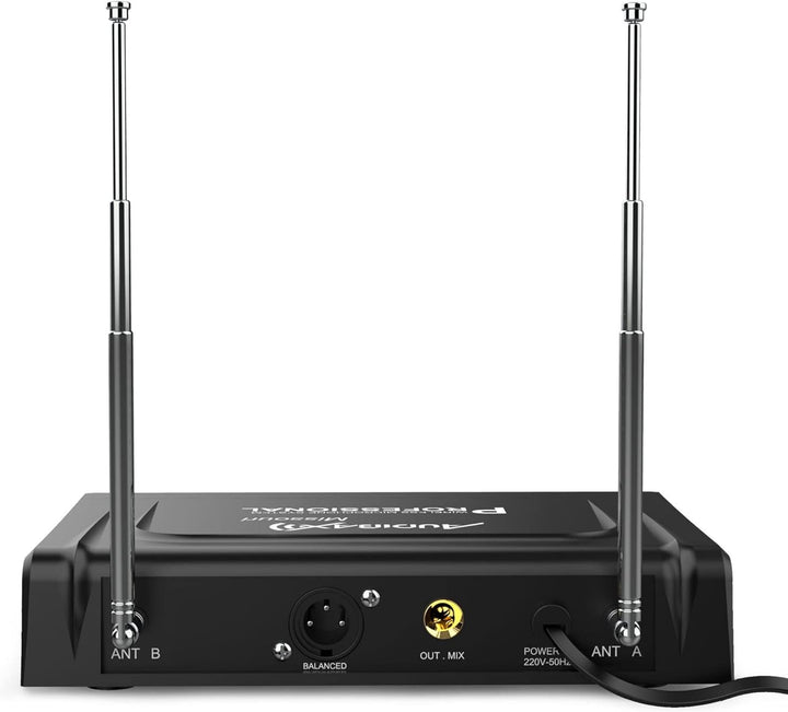 Audibax Missouri 2000 Micrófono Doble Inalámbrico Mano VHF Rango B