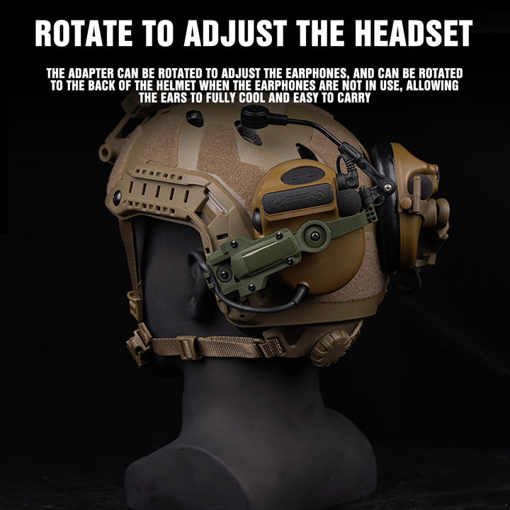 Schnellhelm ARC Rail Adapter COMTAC3 Taktische Tonabnehmer Headset Suspension Kopfhörer Halterung Mu