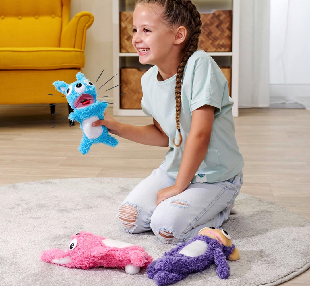 Simba 105953332 ScreamerZ Hase „Rambling Rabbit“ mit Sound - witziges Kuscheltier mit Schrei-Geräusc