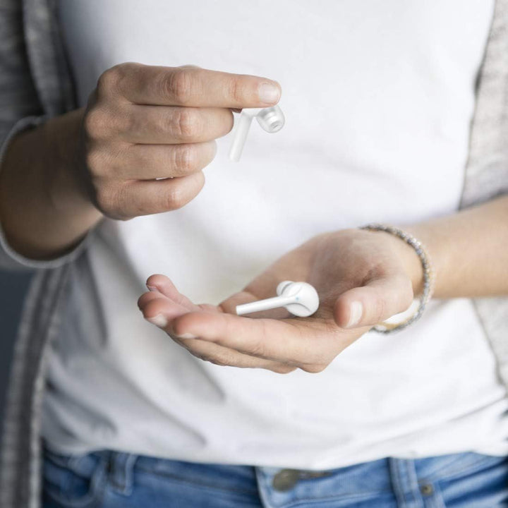 Hama Bluetooth-Kopfhörer kabellos (In-Ear Ohrhörer, ultra-leichte Headphones ohne Kabel, True Wirele