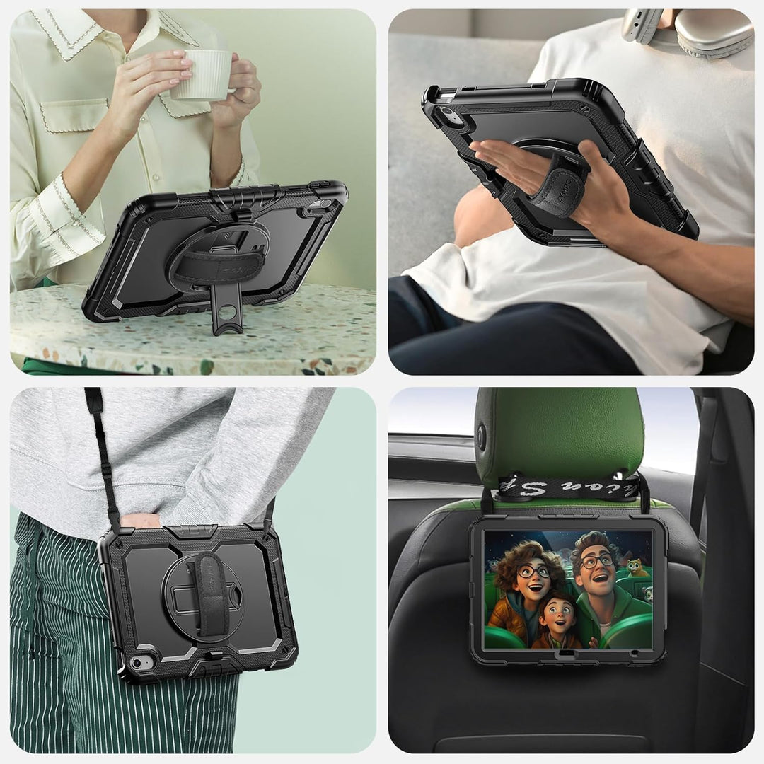 SEYMAC Hülle für iPad 10. Generation 10,9 Zoll 2022, Stossfeste für iPad 10 Generation Hülle mit Dis