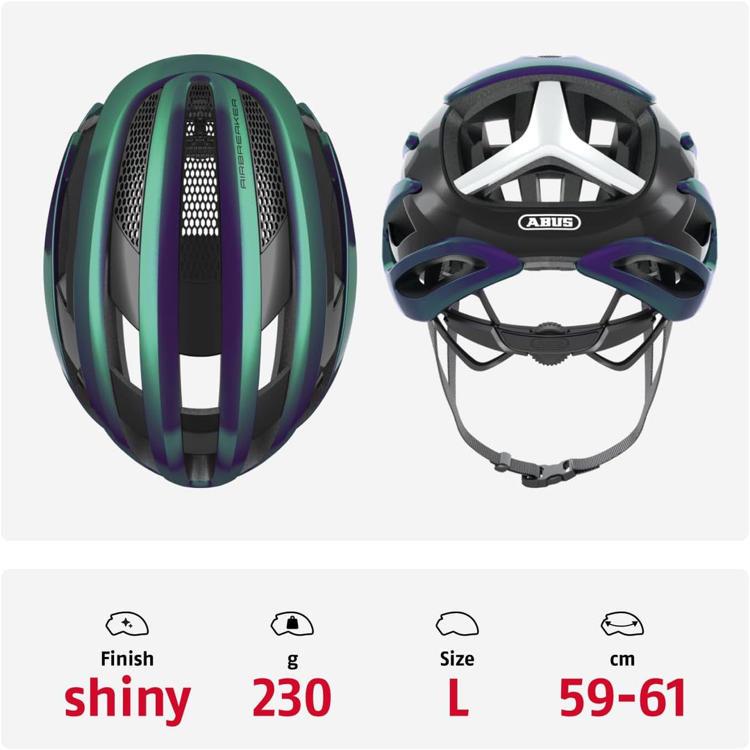 ABUS Rennradhelm AirBreaker - High-End Fahrradhelm für den professionellen Radsport - für Jugendlich