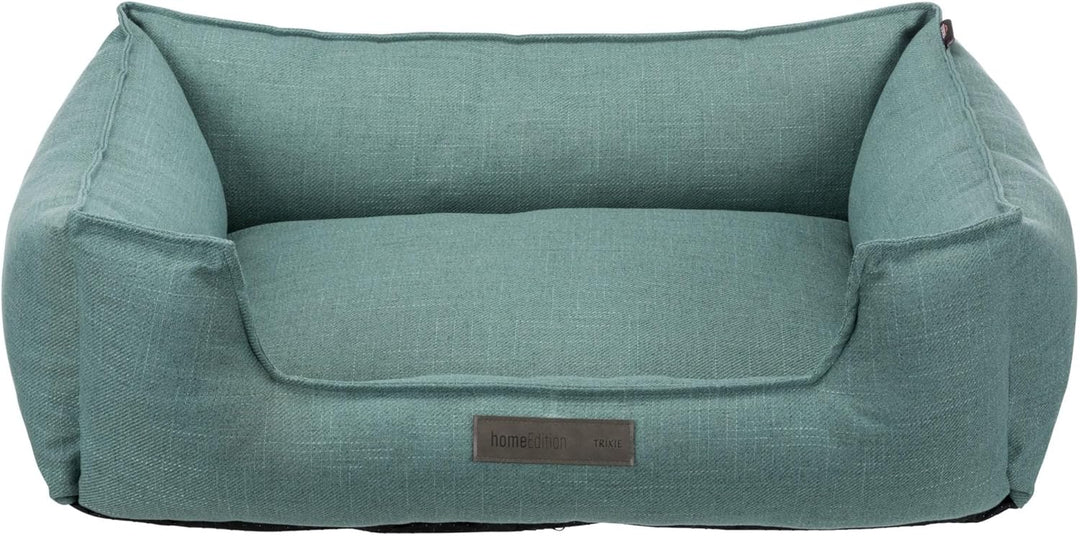 Trixie 37585 Bett Talis, eckig, 80 × 60 cm, Mint Minzgrün L 60 x B 80 x H 22 cm, Minzgrün L 60 x B 8