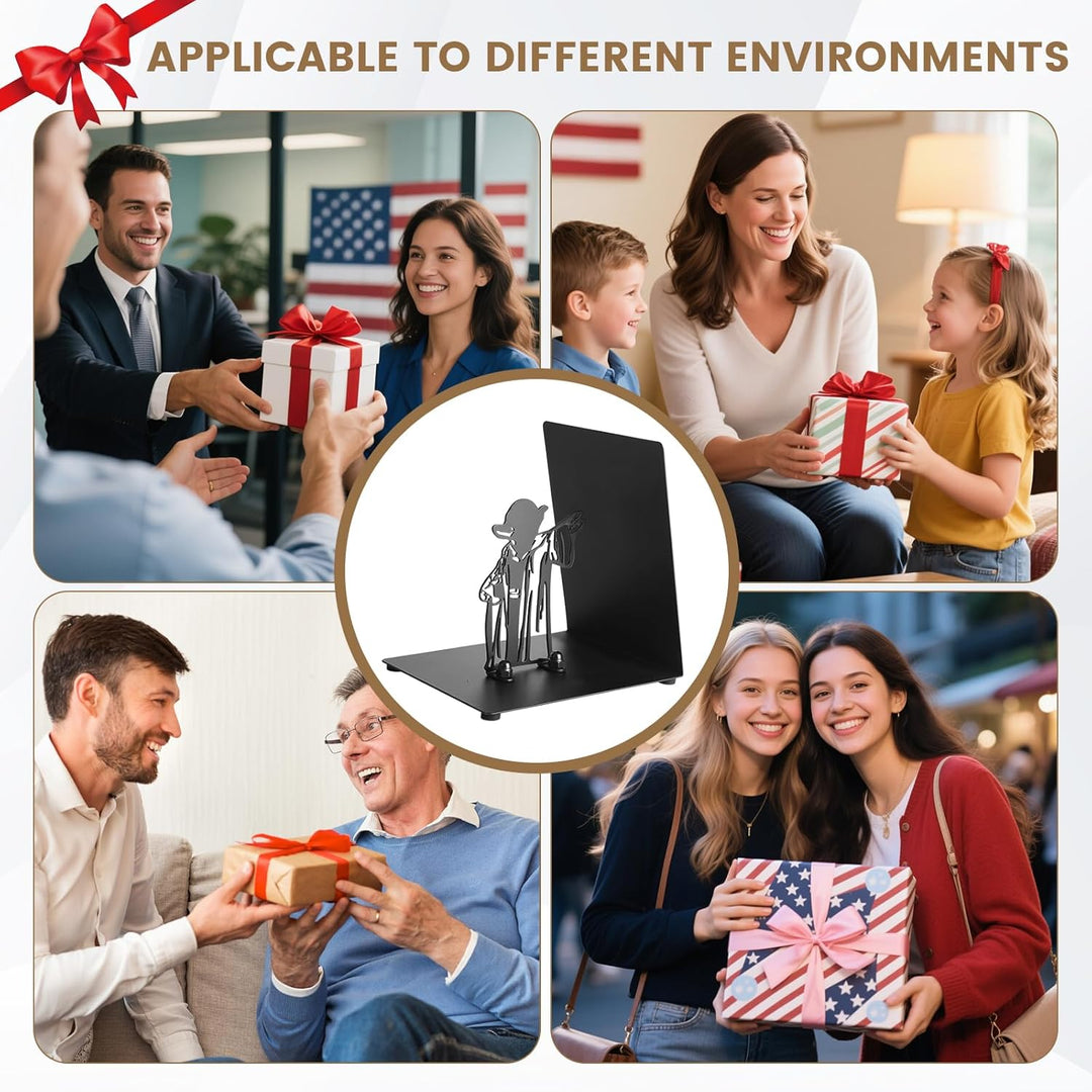 Unleash The Force with Master Yoda Metal Bookends: Double-Sided Yoda Design, a Unique and Thoughtful