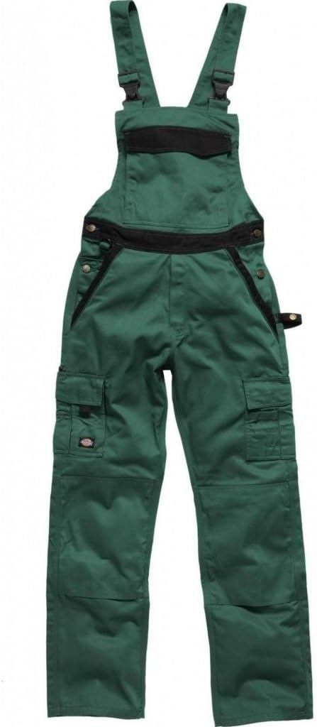 Dickies Latzhose Industry 300 grün / schwarz GNB-52, IN30040 keine Angabe Grün, keine Angabe Grün
