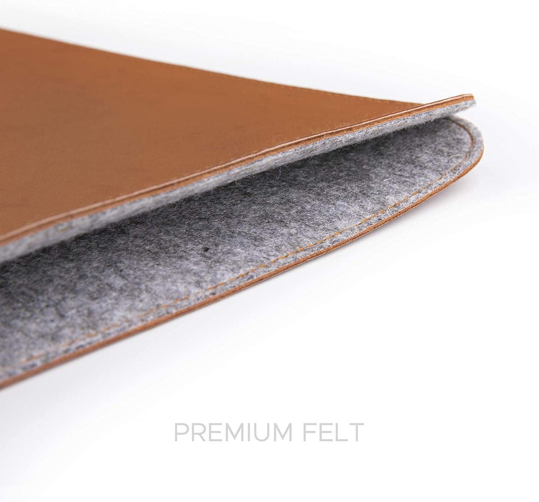 Comfyable Laptophülle 13 Zoll Laptop Hülle Tasche Schutzhülle Leder Laptoptasche Sleeve Kompatibel m