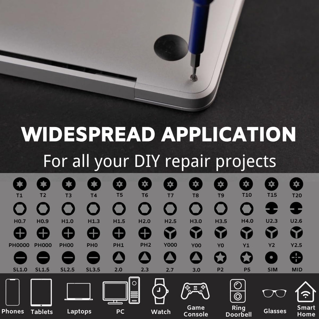 FANACAN Feinmechaniker Schraubendreher Set, Mini Werkzeug Set mit Torx T5 T6 T8 T9 T10, usw, Reparat