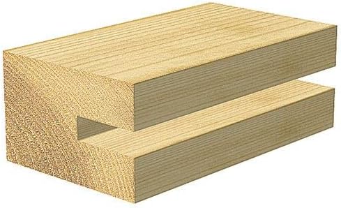 Trend CraftPro Schlitzfräser, 1/4 Zoll Schaft, 2 mm Schnittbreite, 31,8 mm Durchmesser, Hartmetallbe