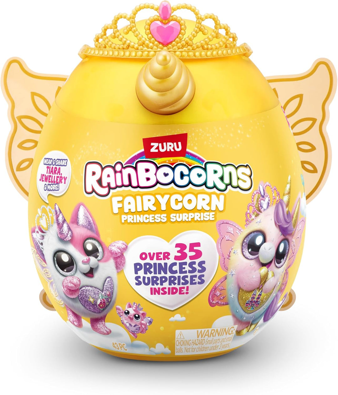 Rainbocorns Fairycorn Princess Surprise Serie 6, Majesty Flamingo, von ZURU, 30 cm Fairycorn-Prinzes