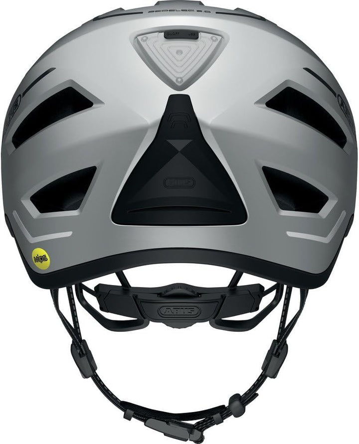 ABUS Stadthelm Pedelec 2.0 MIPS - Fahrradhelm mit Rücklicht, Schirm, Regenhaube und MIPS-Aufprallsch
