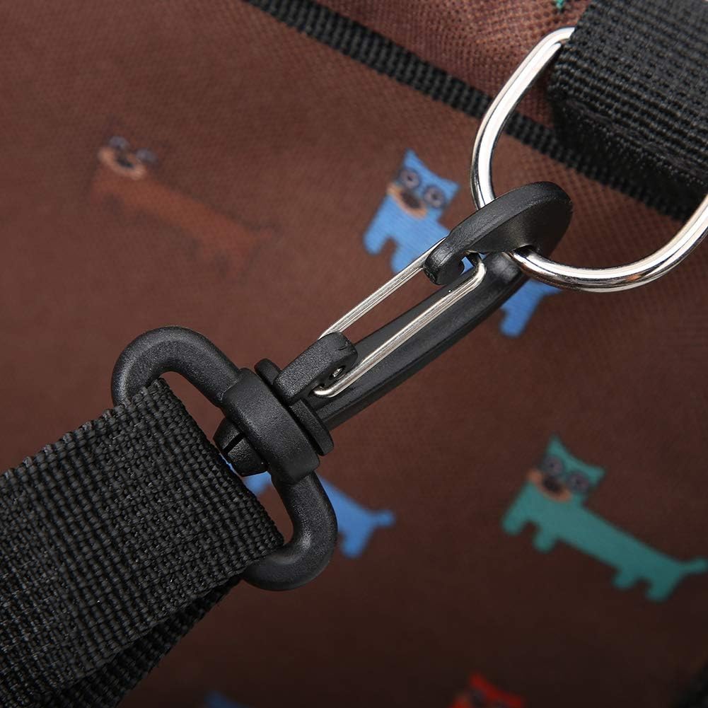 lyrlody Waschbarer Hundeautositz, 3 in 1 Faltbarer Haustier-Katzen-Autositz Reisesitz Atmungsaktiver