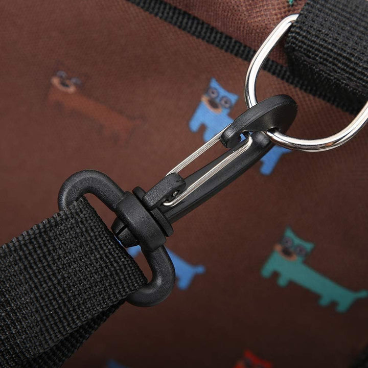 lyrlody Waschbarer Hundeautositz, 3 in 1 Faltbarer Haustier-Katzen-Autositz Reisesitz Atmungsaktiver