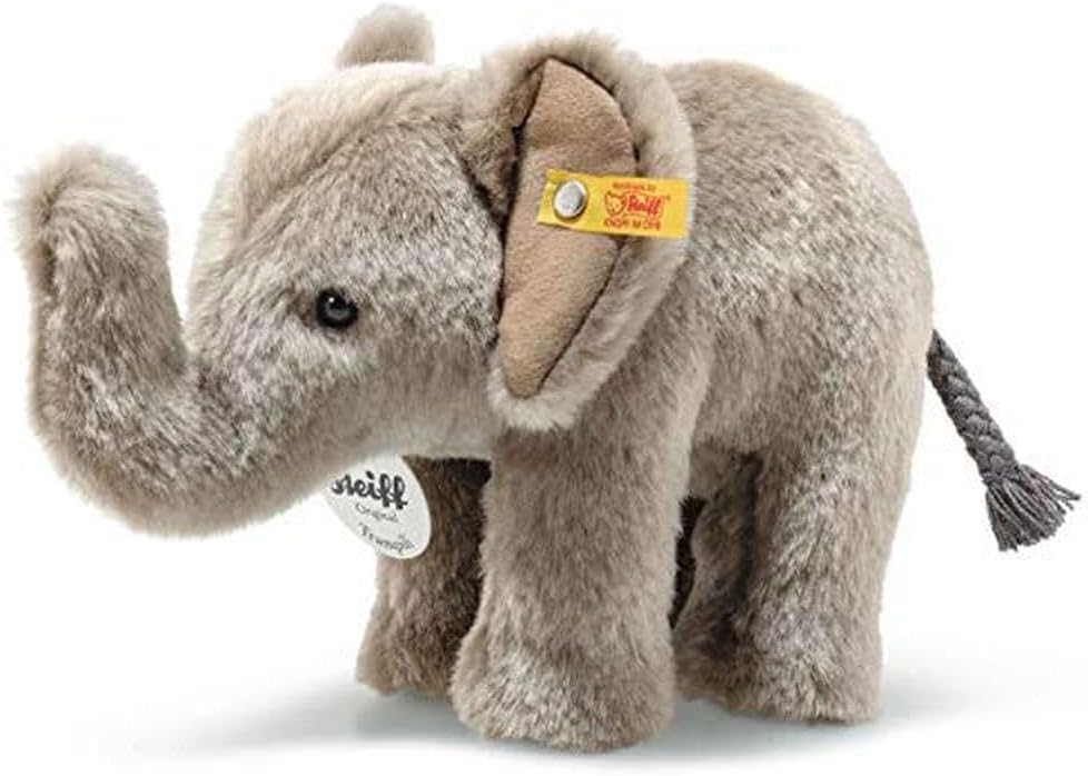 Steiff Trampili Elefant - 45 cm - Kuscheltier für Kinder - Plüschelefant - weich & waschbar - grau -