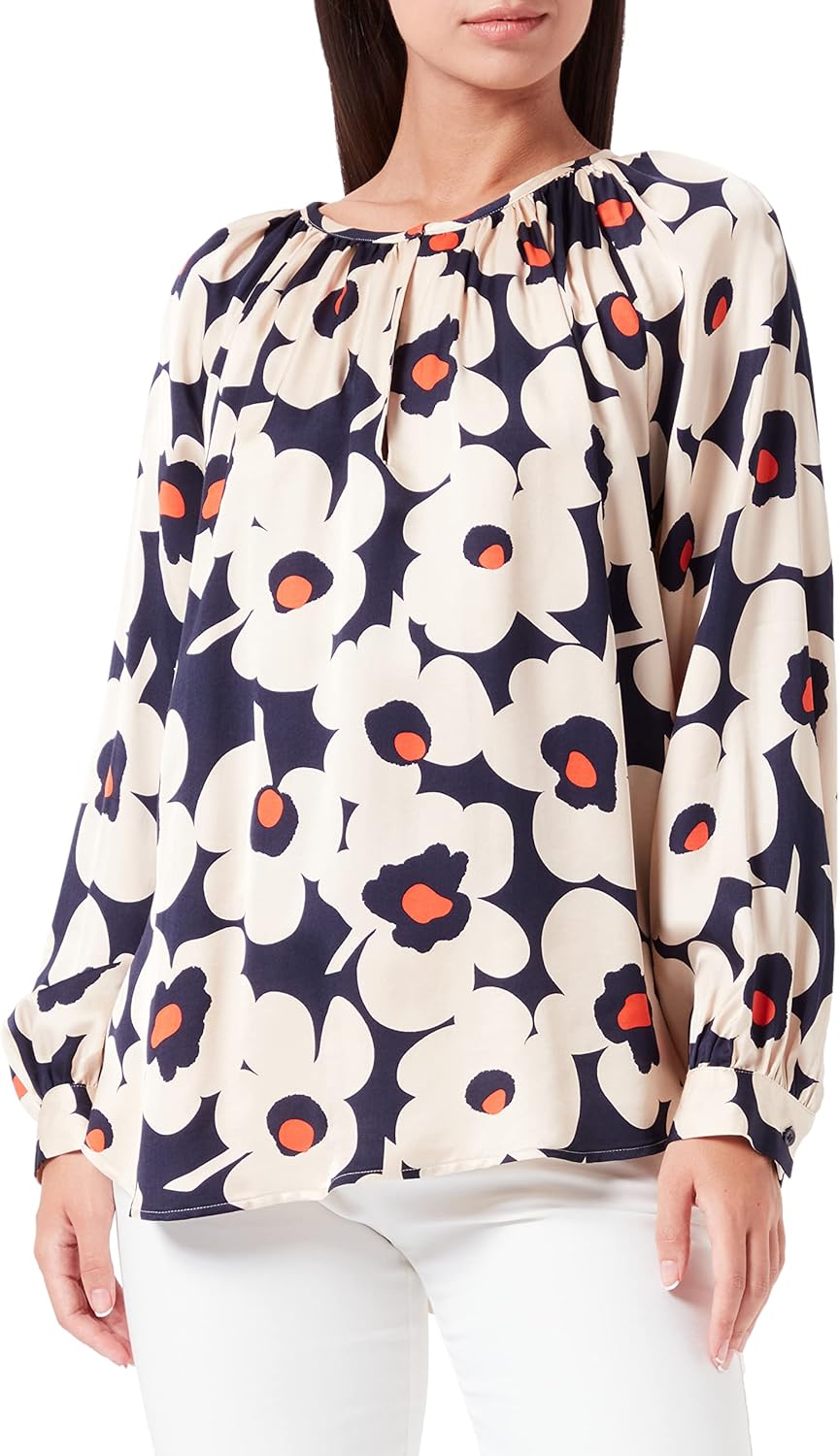 Seidensticker Damen Bluse - Fashion Bluse - Regular Fit - tailliert - Stretch - Hemd Blusen Kragen -