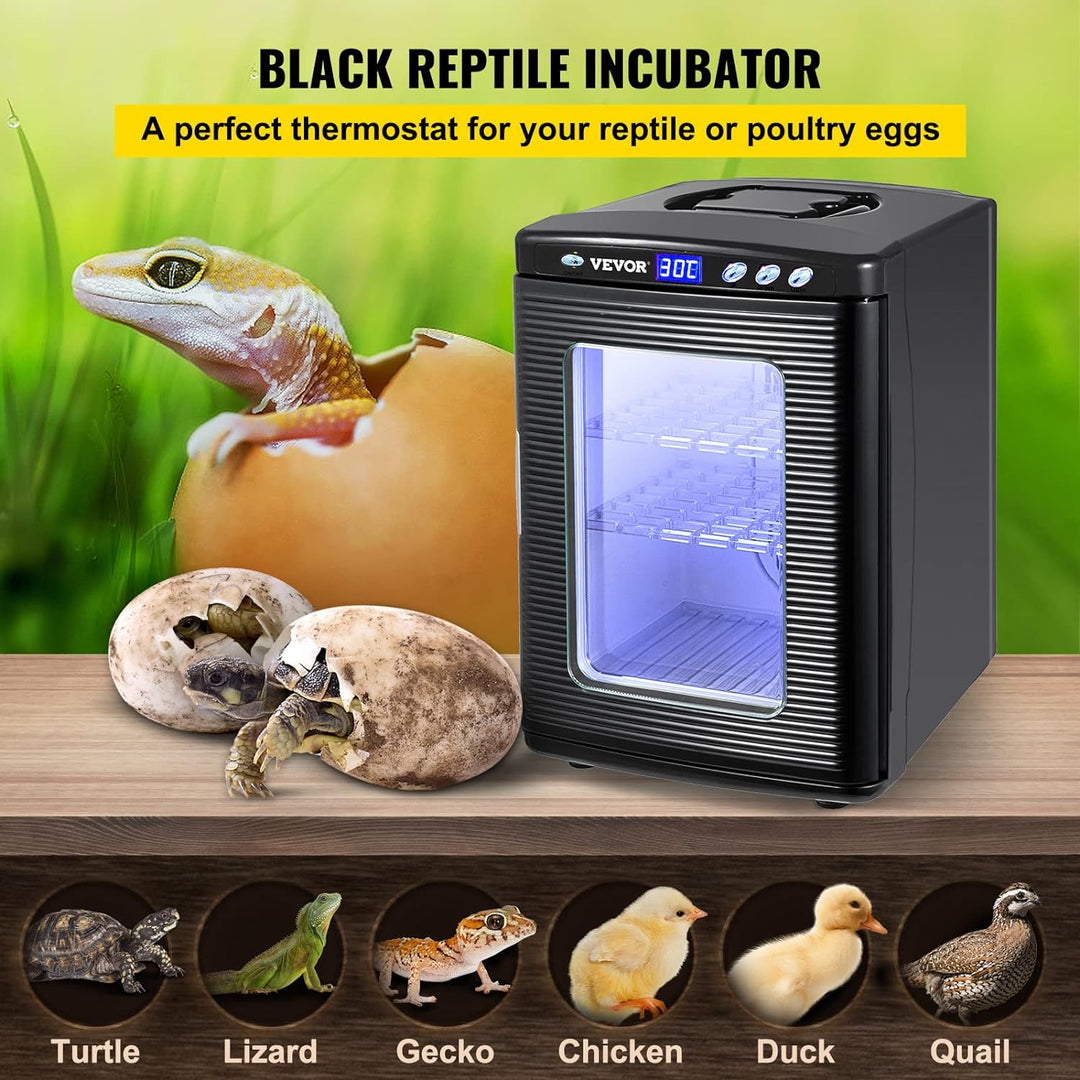 Happybuy Reptile Incubator 25L Scientific Lab Incubator Kühlen und Heizen 5-60 °C 12V / 110V Arbeit