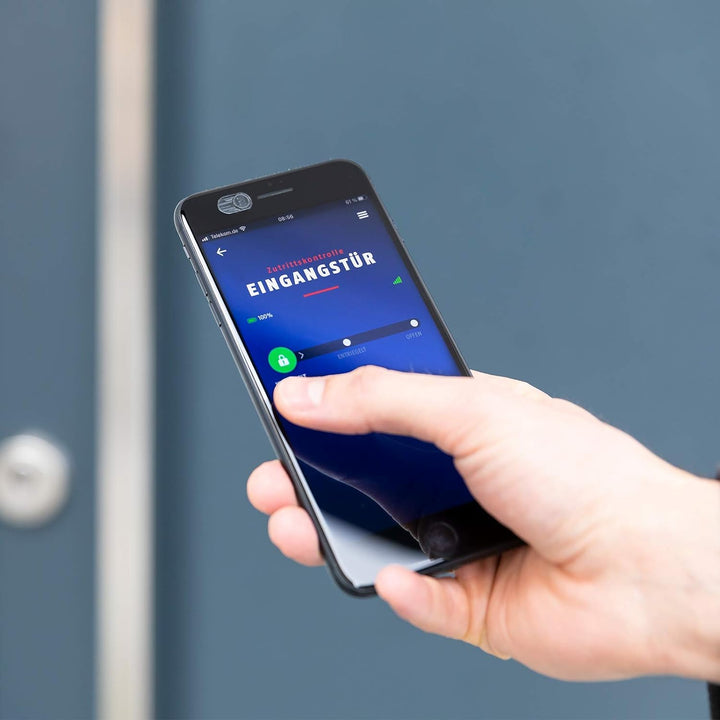 ABUS HomeTec Pro Bluetooth® CFA3100 - Elektronisches Türschloss - Haustür per App auf dem Smartphone