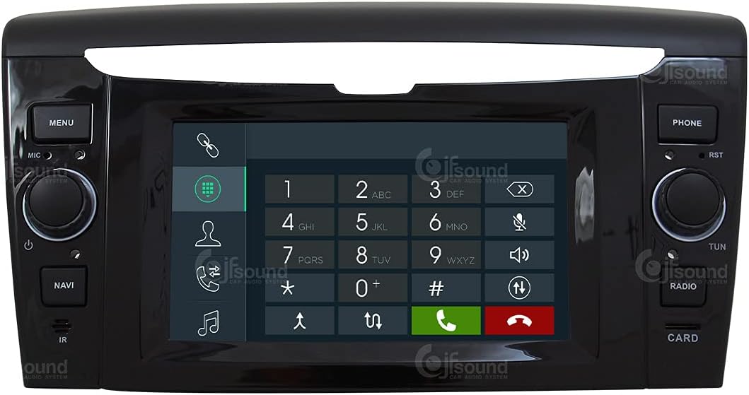 Costum fit Autoradio für Lancia Ypsilon Android GPS Bluetooth WiFi Dab USB Full HD Touchscreen Displ