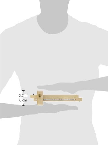 Ulmia Messwerkzeug (Streichmass) - Präzisionswerkzeug zum parallelen Anreissen von Breiten- und Dick
