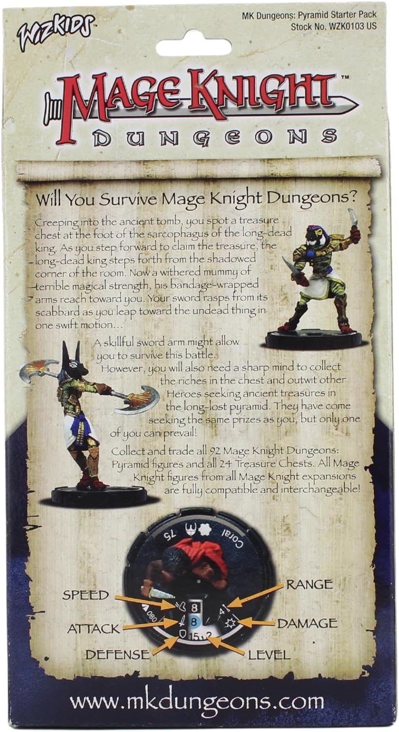 Mage Knight Dungeons Pyramids Starter