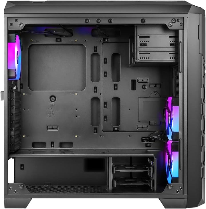 Azza Storm 6000B ARGB, Tower-Gehäuse,schwarz, Tempered Glass