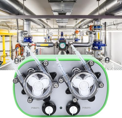G728-2 Schlauchpumpe Automatische Wasserdruckmembranpumpe 12V Doppelpumpenköpfe Miniatur Automatisch