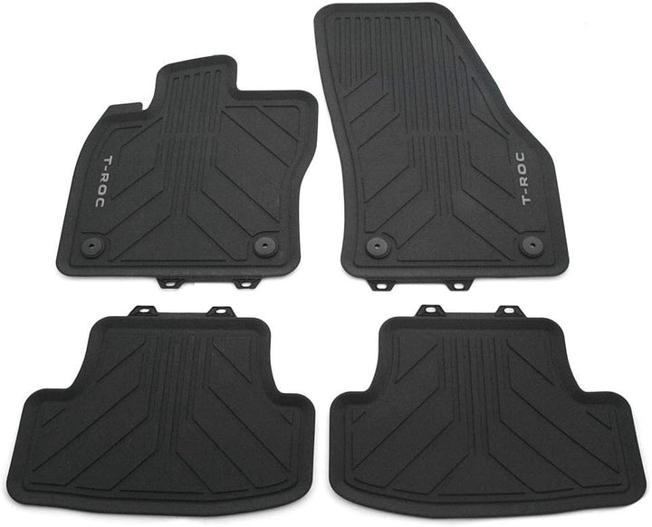 Volkswagen 2GC06150082V Allwettermatten Gummi Fussmatten 4X Gummimatten, für VW T-ROC Cabrio Single,