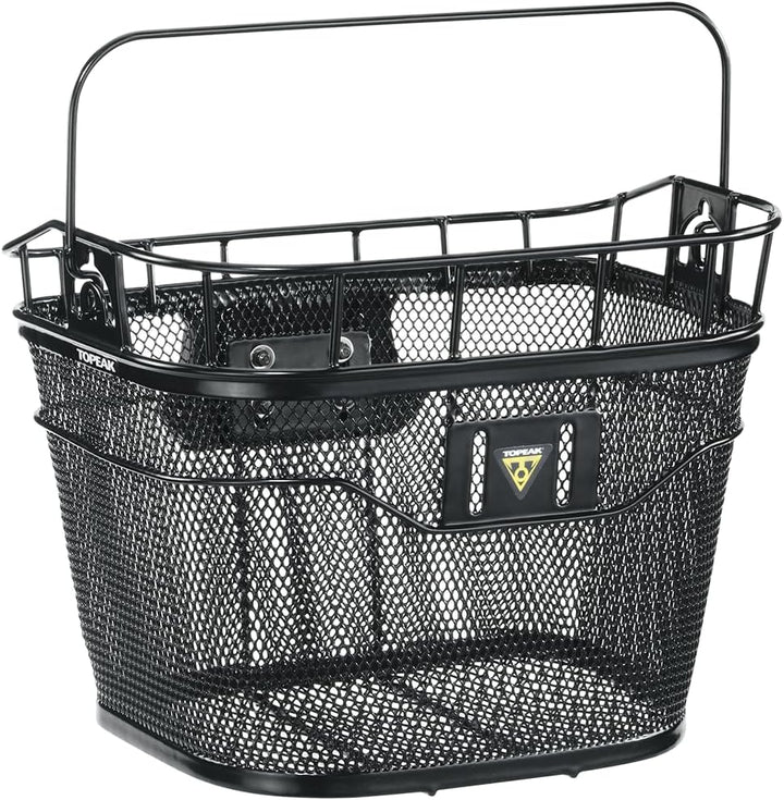 Topeak Front Basket with Fixer 3 L Schwarz, L Schwarz