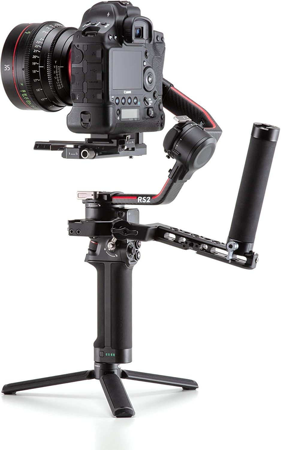 DJI R Variabler Doppelgriff - Ermöglicht die Unterstützung von DJI RS 2/DJI RSC 2 in verschiedenen K