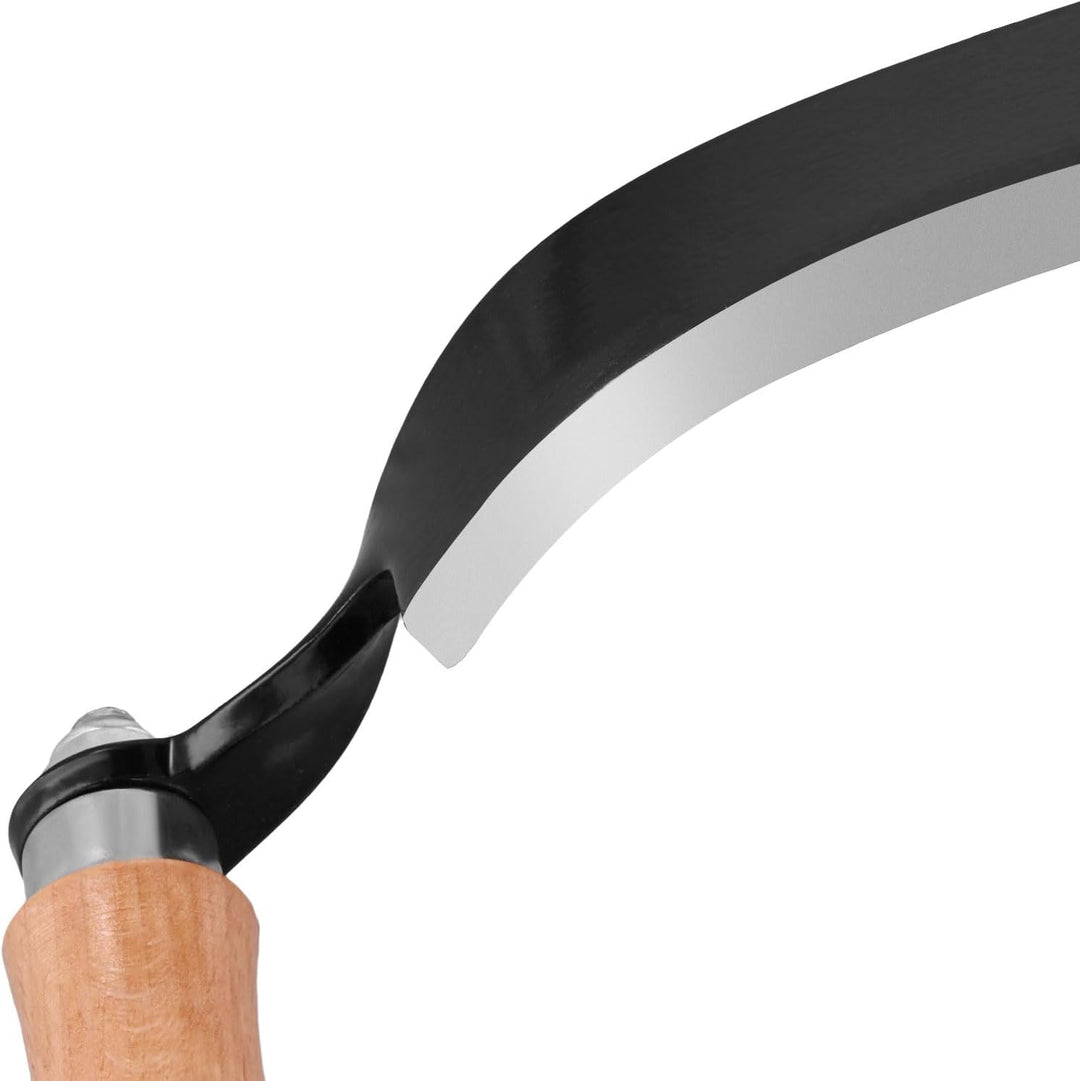 QWORK® 250 mm Zugmesser Reifmesser mit Hohe Schärfe, Gehärteter Hohlschliffklinge, Ergonomischen Hol