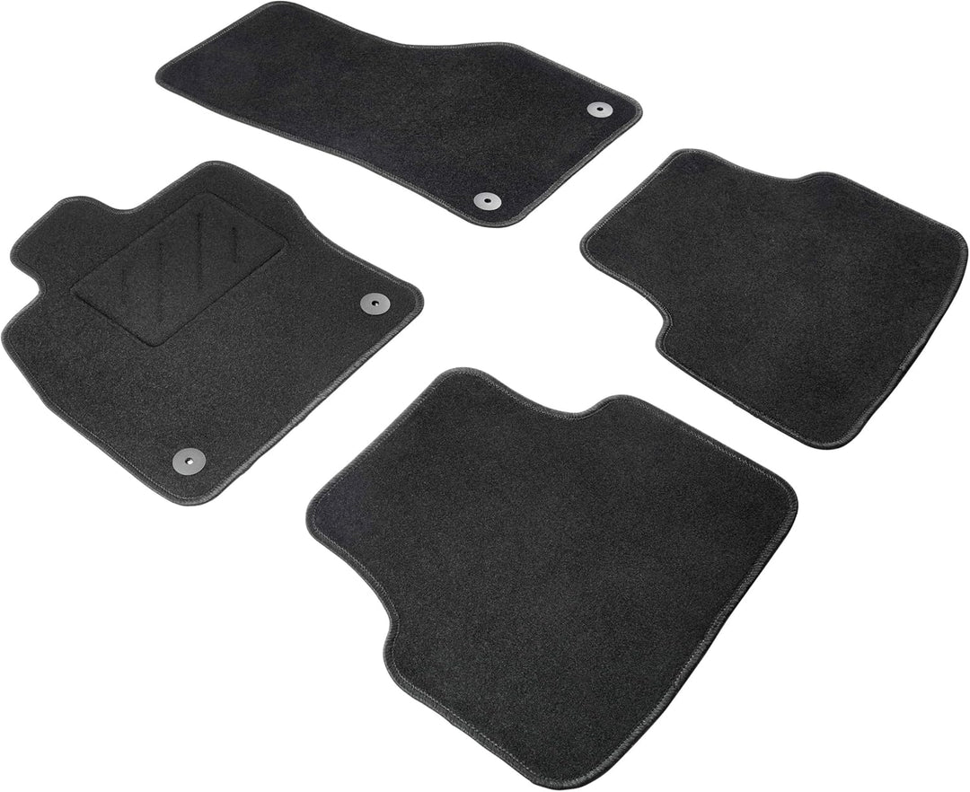 WALSER Auto Teppiche kompatibel mit Skoda Octavia III 11/2012-Heute, 100% passgenaue Auto Fussmatten