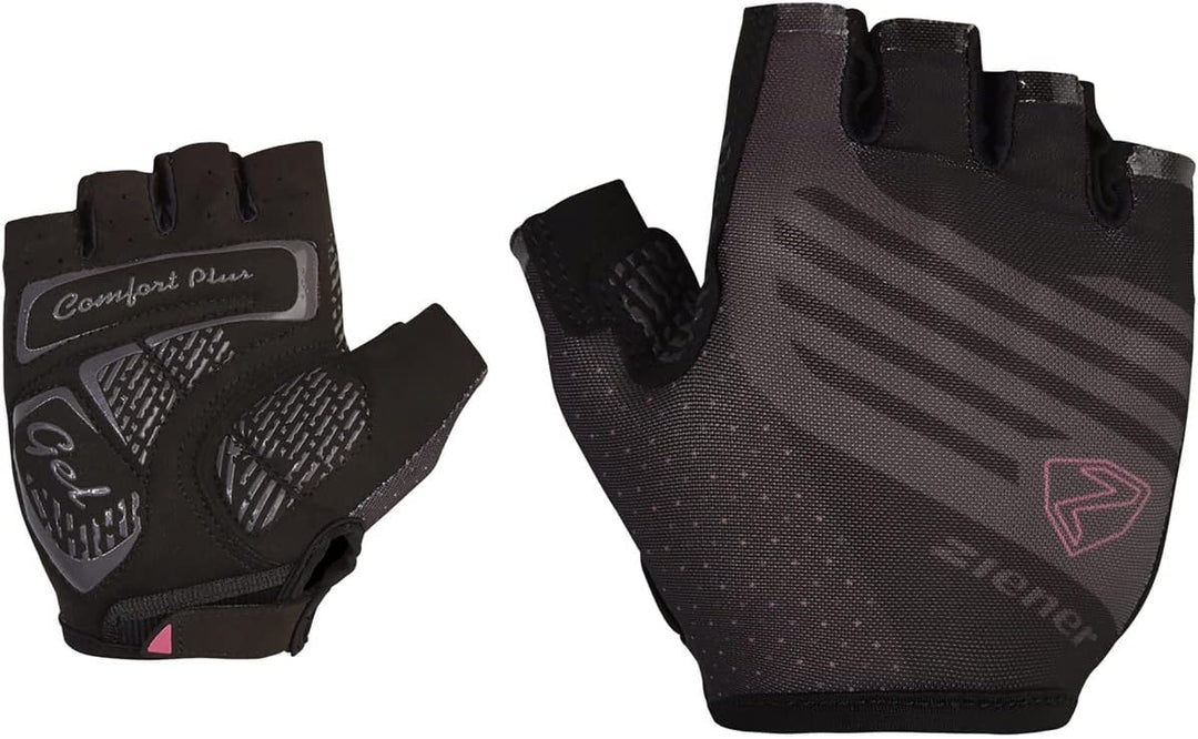 Ziener Damen Clarete Fahrrad-/Mountainbike-/Radsport-Handschuhe | Kurzfinger-atmungsaktiv/dämpfend 7