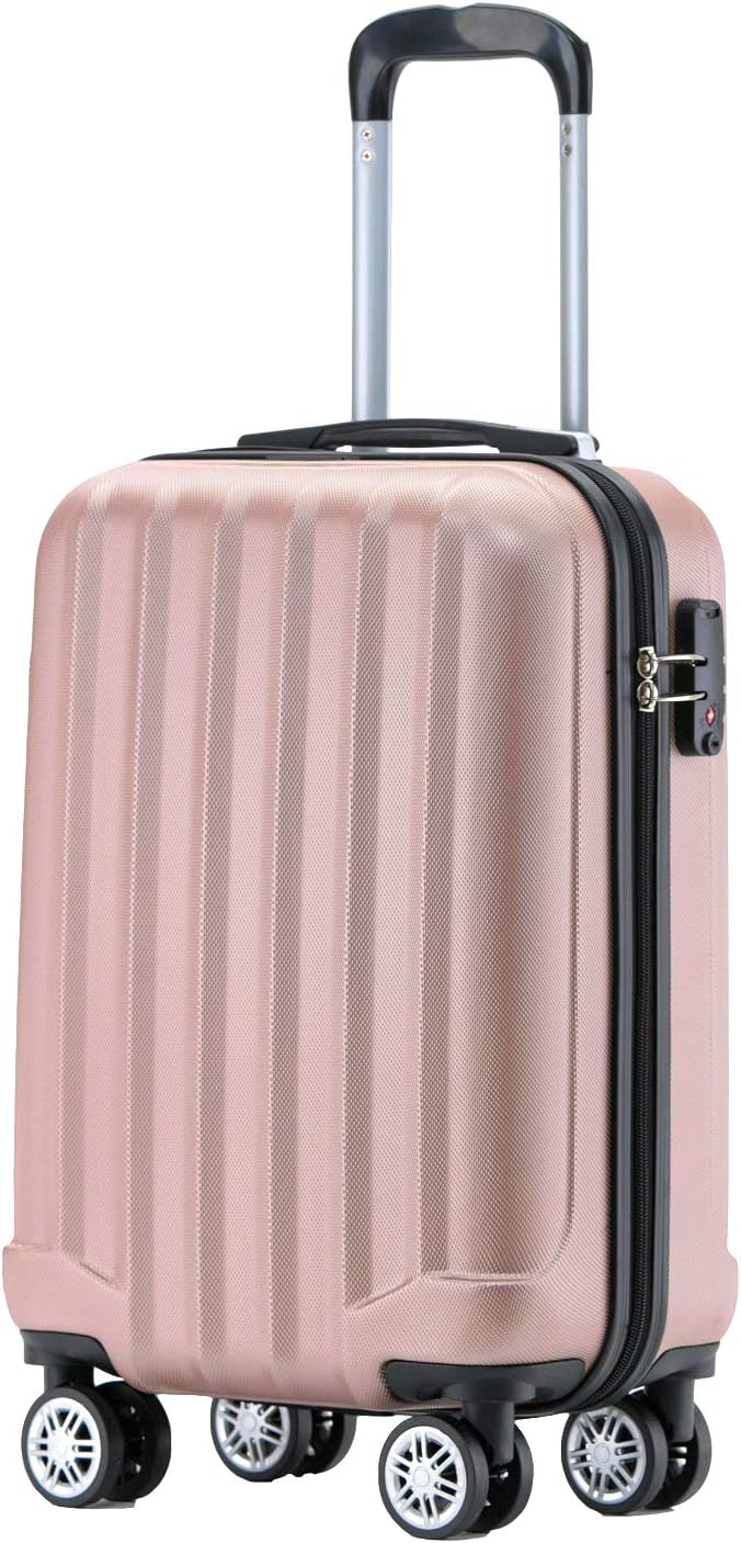 BEIBYE TSA-Schloss 2080 Hangepäck Zwillingsrollen neu Reisekoffer Koffer Trolley Hartschale Set-XL-L