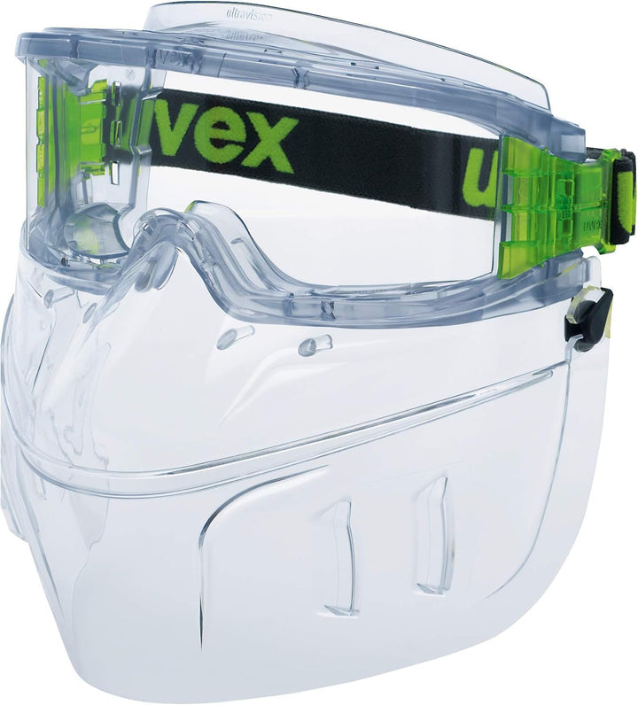 uvex Vollsichtbrille ultravision Gesichtsschutz, beschlagfrei, chemikalienbeständig, kratzfest, inkl