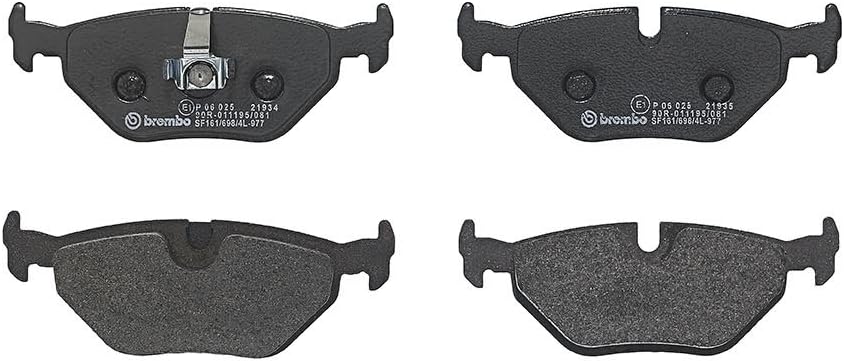 Brembo P 06 025 Bremsbelagsatz, Scheibenbremse - (4-teilig) & S06510 Bremsbacken für Handbremsen, An