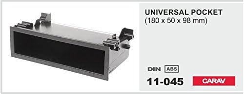 CARAV 11-464-45 Radioblende Car 2-DIN in Dash installation kit for Fit, Jazz 2002-2008(Manual Air-Co