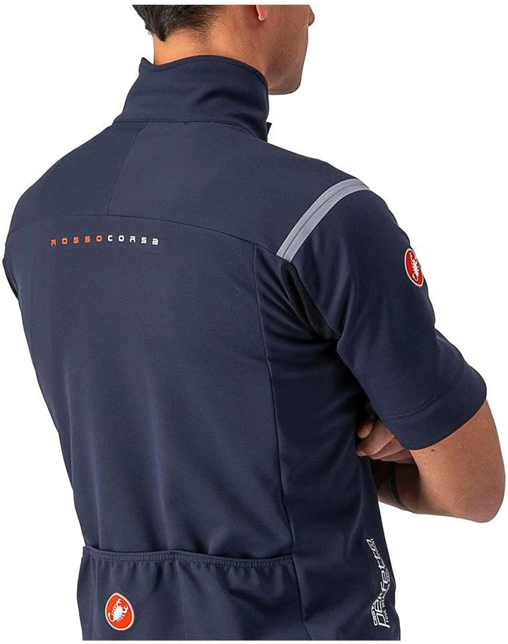 CASTELLI Herren Perfetto Ros 2 Convertible Jac Jacket XXL Belgisches Blau/Silbergrau, XXL Belgisches