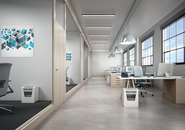 Leitz IQ Aktenvernichter Office Sicherheitsstufe P5 mit Touch-Funktionstasten, Mikroschnitt, 11-10 B