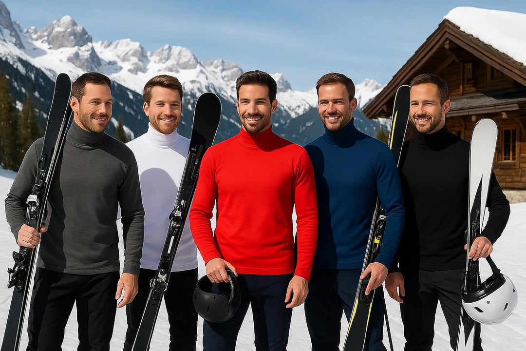 Rollkragen "Medico" in 2 Farben rot Grösse 056