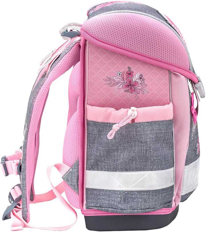 Belmil Classy Schulranzen Set 4 - teilig (403-13/AG/S) Elegant, Elegant