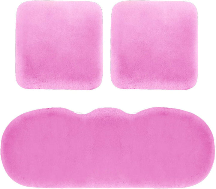 Clenp Sitzkissen-Set, 3 Stück/Set Winter Plüsch Warmes Anti-Rutsch-Auto Vorne Hinten Sitzpolster Kis