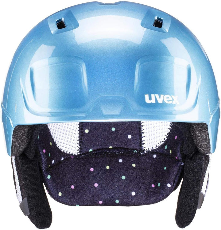 uvex heyya - Skihelm für Kinder - individuelle Grössenanpassung - optimierte Belüftung - blue confet
