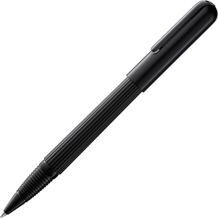 LAMY imporium Tintenroller 392 - Rollpen mit ungewöhnlichem Korpus in mattschwarzer PVD Veredelung u
