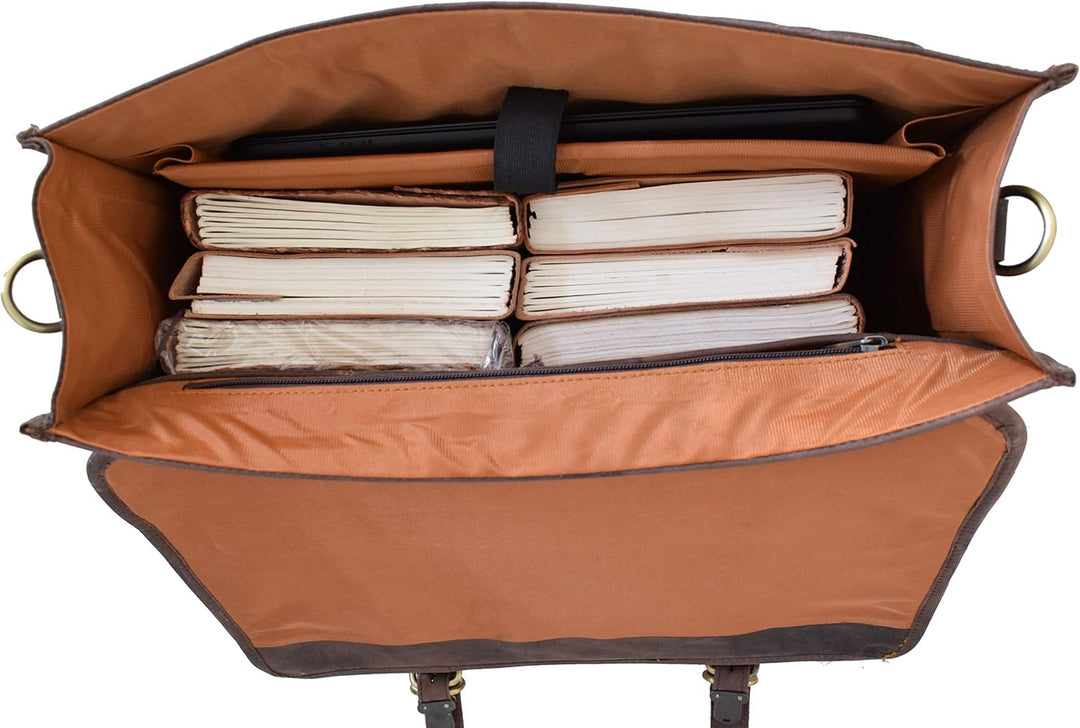 ALASKA EXPORTS handgemachte vintage Leder Messenger-Tasche für Laptop Aktentasche Best Computer, Sch