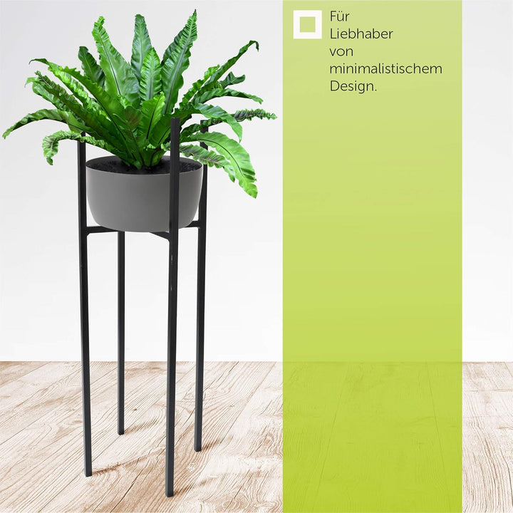 KADAX Blumenständer, wetterfester Pflanzenständer aus Stahl, Blumentopfhalter für Innen, Aussen, Bal