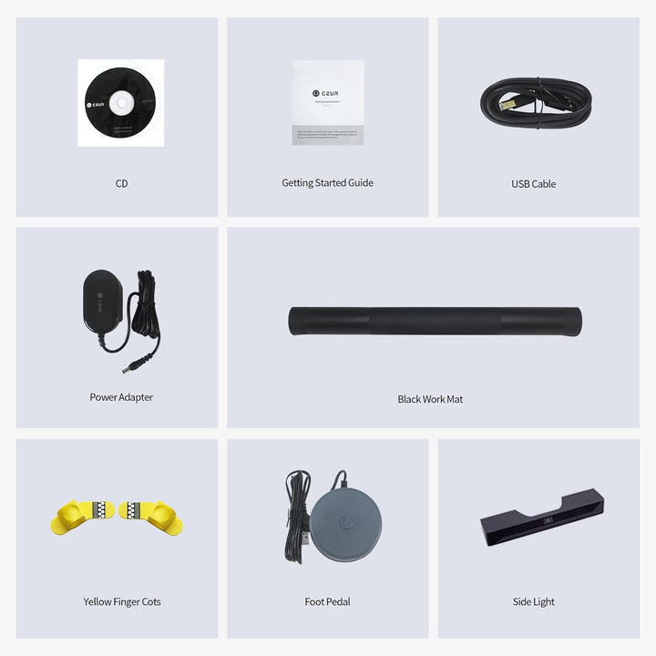 CZUR 14MP Buchscanner Faltbarer, Tragbar Dokumentenkamera, Dokumentenscanner mit OCR, für Windows un